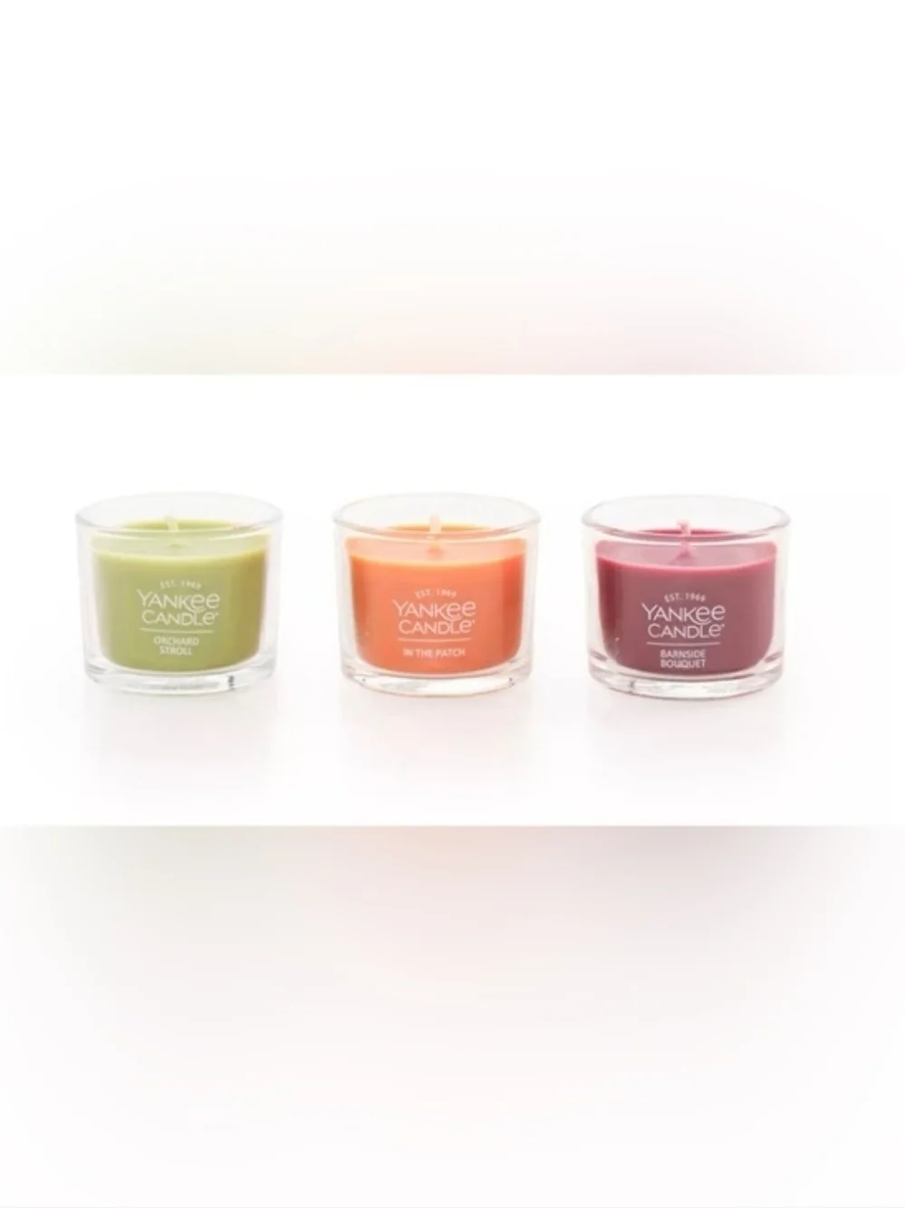 Yankee Candle three yankee